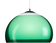 Dipol - riippuvalaisin, vihreä ja valkoinen akryyli, 46cm, E27, Fosto Classics, fosto.fi - Riippuvat valaisimet - 006737 - 1