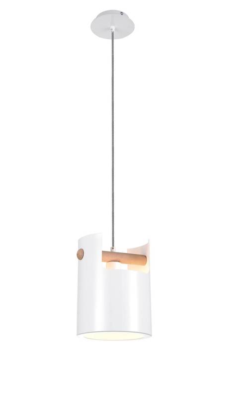 5591 Cube by Mantra Team - riippuvalaisin, valkoinen, natur puu, E27, 19cm, Mantra, E.lite - Riippuvat valaisimet - 181147 - 1