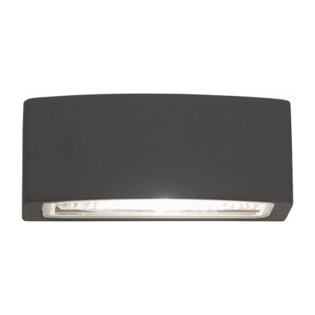 3408 Brick - seinävalaisin, 1 x E27, IP65, graafitin harmaa / antrasiitti, E.lite - Seinä- ja kattovalaisimet - 009687 - 2