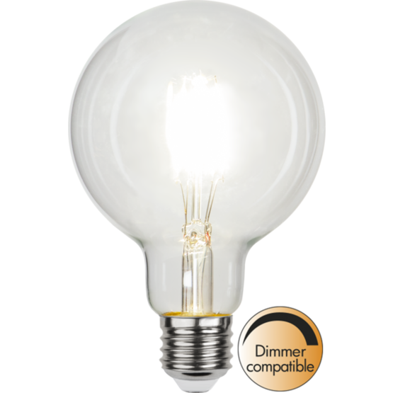 352-46-3 kirkas POP - lamppu E27, 4000K 470lumen, 95mm, himmennettävä, Star Trading, Noortrade - Led-lamput - 008177 - 1