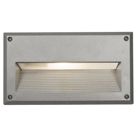 4966 Basalt muurivalaisin, alumiini, 1 x E14, IP44, E.lite - Seinä- ja kattovalaisimet - 101047 - 2