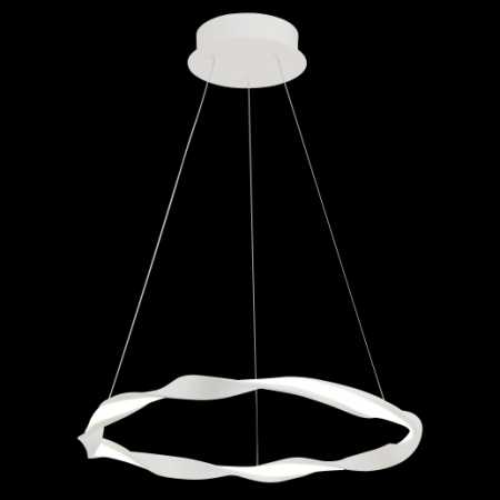 6573 Madagascar - riippuvalaisin 51cm pyöreä, valkoinen, 24W led 3000K 1680lumen, Mantra, E.litevalaisimet - Riippuvat valaisimet - 181827 - 1