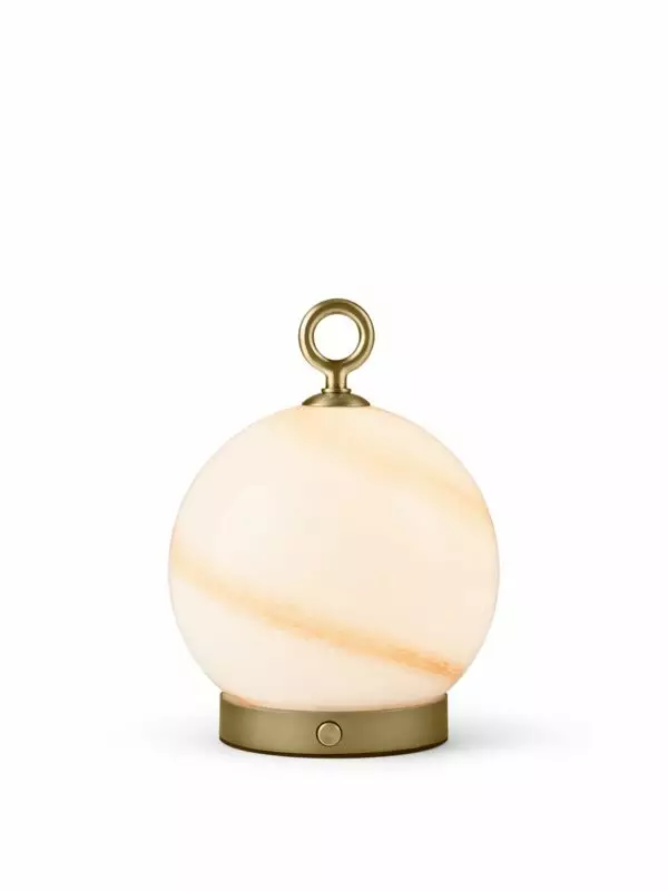 745708 Stockholm ladattava pöytävalaisin, ruskea marmori, IP54, www.halodesign.dk - Pöytävalaisimet - 185367 - 1