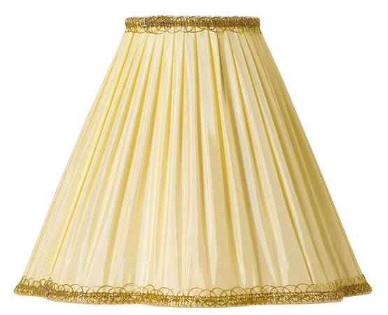 G 23 23 Kurtan kippivarjostin keltainen kangas, E27 kantaan, Armaturhantverk - Kankaiset varjostimet ja muut kuin lasi - 003717 - 1