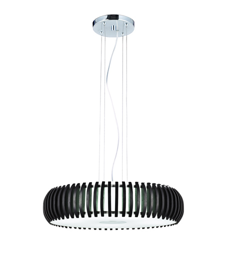 L 713 Säle-riippuvalaisin 50cm musta puu, mattalasi, AT-valaisin - Riippuvat valaisimet - 013147 - 1