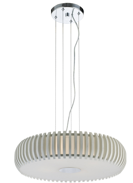 L 713 Säle-riippuvalaisin 50cm valkoinen puu, mattalasi, AT-valaisin - Riippuvat valaisimet - 006137 - 1