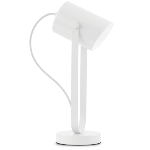 P5512-1VA Milo pöytävalaisin, valkoinen, Sessak - Pöytävalaisimet - 185347 - 1