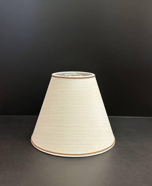 Varjostin 10/22 kippimalli, valkoinen pellava, Ateljee Sinun Varjosi - Kankaiset varjostimet ja muut kuin lasi - 002567 - 1