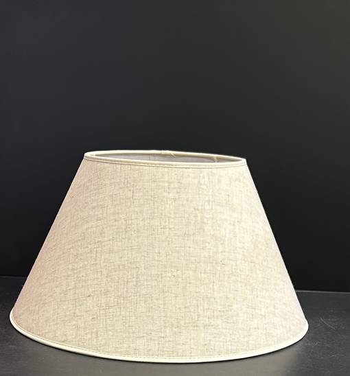 Varjostin 20/40 kiinteällä pitimellä, pellava, Ateljee Sinun Varjosi - Kankaiset varjostimet ja muut kuin lasi - 005757 - 1