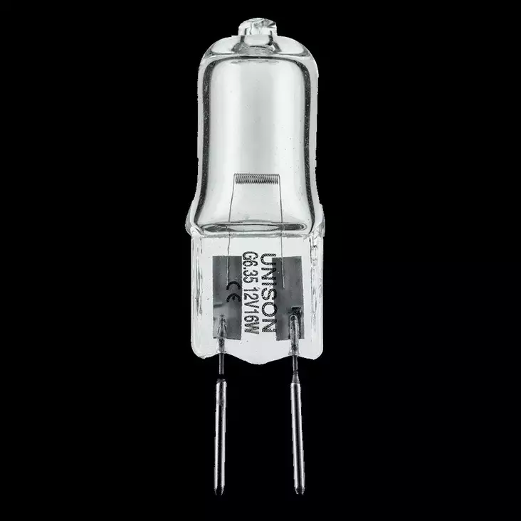 5081220/-35/-50 halogeenipoltin G6,35 12V 16W/26W/40W, 2kpl paketti, Unison - Halogeenit - 013367 - 1