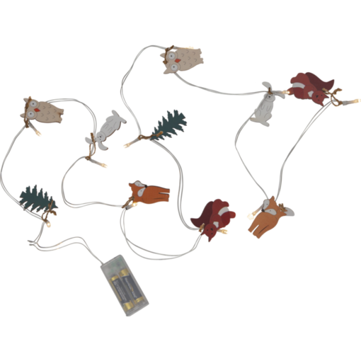 729-31 Forest Friends led- valosarja sisäkäyttöön, paristokäyttöinen, StarTrading, Noortrade - Valosarjat sisälle - 183857 - 1