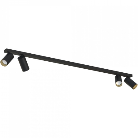 7768 4-osainen Mono kohdevalaisin, musta / kulta, Nowodvorski, e.litevalaisimet - Kohdevalaisimet - 185157 - 1