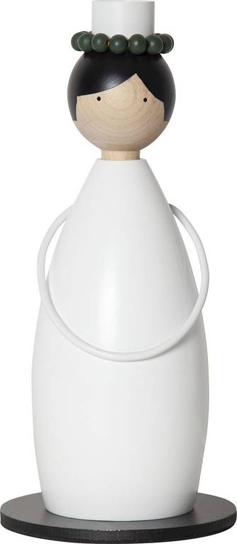 652-95 Lucia puufiguuri, StarTrading, noortrade - Kyntteliköt ja kynttilät - 185287 - 1