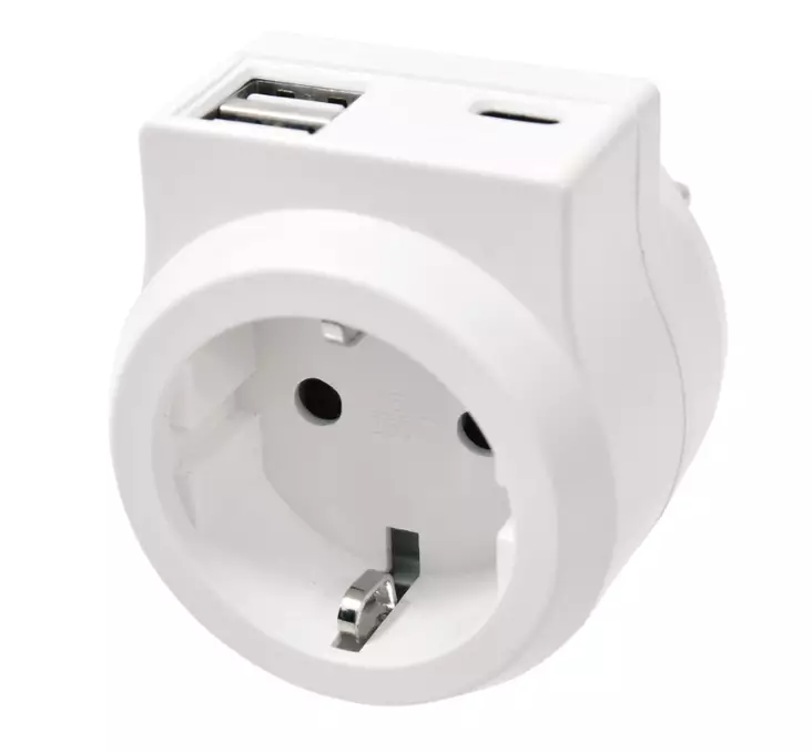 7904 USB-C + USB-A laturi, Toolnet - Sähkötarvikkeet - 185417 - 1