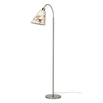 G 707/12 Suunnattava lattiavalaisimen runko, ilman varjostinta, nikkeli, E27, AH-Belysning - Lattiavalaisimet - 100347 - 1