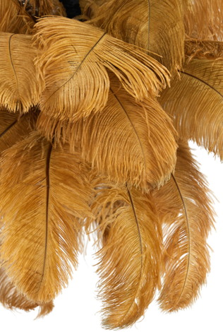 2945661 Feather - riippuvalaisin 80cm kinuskinruskea/musta, Light & Living, Focus Interiors - Riippuvat valaisimet - 006948 - 2