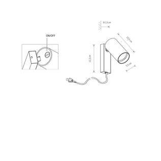 7787 Mono seinävalaisin valkoinen, Nowodvorski, e.litevalaisimet - Seinävalaisimet - 184538 - 2