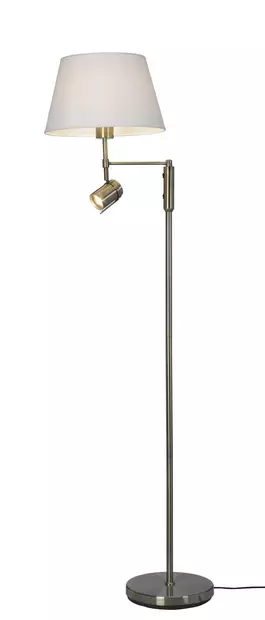 A2552 Libra lattiavalaisin kangasvarjostimella ja spotilla, Cottex - Lattiavalaisimet - 008198 - 1