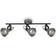 2049-035 Soft 3-osainen kohdevalaisintanko, antiikkihopea / musta, 3xE14, Briloner, E.litevalaisimet - Kohdevalaisimet - 184978 - 6