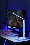 51483-01 E-SPORT Led - pöytävalaisin latausasemalla, RGB, valkoinen, FocusLight - Pöytävalaisimet - 004278 - 7