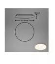 3756316 3000K/ 3756416 4000K Case plafondi 27,5cm IP44 - Plafondit - 004708 - 2