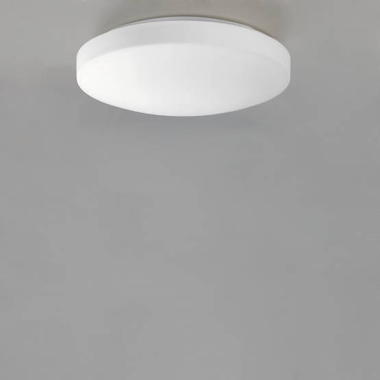 969/19 Moon led - plafondi, valkoinen lasi, IP44, 19cm, 1100 lumen, 3200K, ACB, Luxpop, Sähkösoppi - Plafondit - 181428 - 1