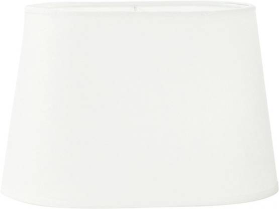 1632-FR01 Omera - varjostin 32cm, ovaali, Franza valkoinen puuvillakangas, PR Home, Noortrade - Kankaiset varjostimet ja muut kuin lasi - 182218 - 1