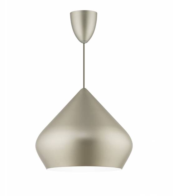 1850-136 Dublin - riippuvalaisin, 52 cm, matta harmaa, musta johto, Valaisin-Grönlund - Riippuvat valaisimet - 181688 - 1