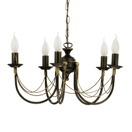 205F Ares 5-haarainen kruunu, rustiikki, Nowodvorski, E.litevalaisimet - Riippuvat valaisimet - 184188 - 1