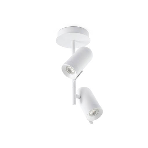 43532 Orleans 2- osainen kattovalaisin, valkoinen, 2xGU10, Design Nahtrang, Faro - Kohdevalaisimet - 183168 - 1