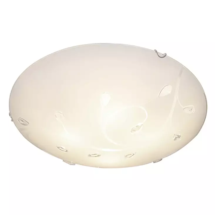 60404-00 Burgy -lasiplafondi, kristallisomisteilla, 50cm, 4 x E27, Focus Interiors - Plafondit - 100278 - 2