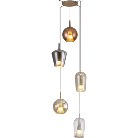 8259 Elsa 5-osainen kattovalaisin, mAntra, e.litevalaisimet - Riippuvat valaisimet - 185138 - 1