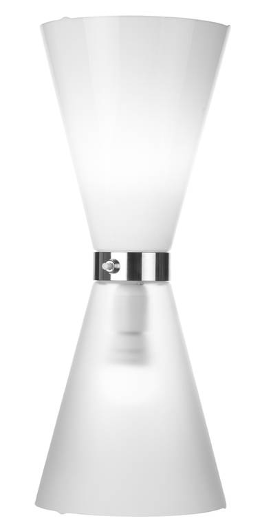 Flip -pöytävalaisin 20,5cm opaalinvalkoinen/kirkas, Pentagon Design, Fosto Oy - Pöytävalaisimet - 006788 - 1