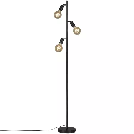 1387-035 Kugle lattiavalaisin musta, e.litevalaisimet - Lattiavalaisimet - 002938 - 1