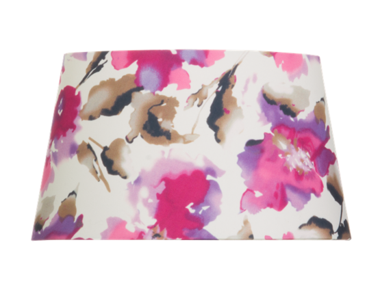 84831-033 Olivia varjostin, kirsikankukka, ovaali 25cm, E27/E14 kantakiinnitys, Aneta - Kankaiset varjostimet ja muut kuin lasi - 008508 - 1