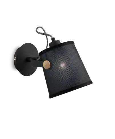 4925 Nordica - seinävalaisin, musta, puu, E27, Mantra, E.litevalaisimet - Seinävalaisimet - 009248 - 1