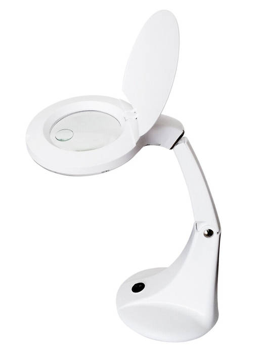 9610507 Loop 3D+12D led pöytävalaisin suurennuslasilla, Airam - Pöytävalaisimet - 181698 - 1