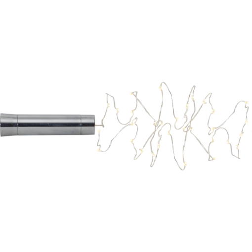 728-04 Dew Drop Tube 40- lediä, kromi, Star Trading, Noortrade - Valosarjat sisälle - 182888 - 1