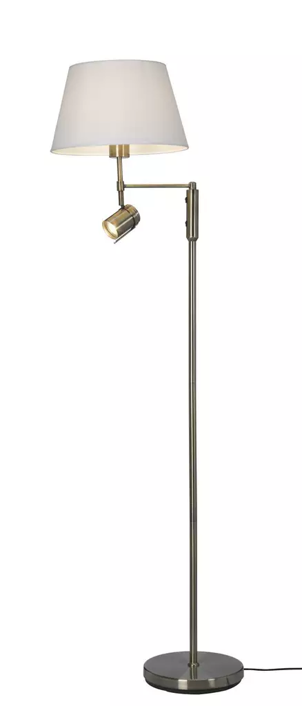 A2552 Libra lattiavalaisin kangasvarjostimella ja spotilla, Cottex - Lattiavalaisimet - 008198 - 1