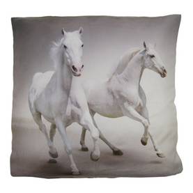 70501 Valkoiset hevoset - koristetyyny, 30x30 cm, Weiste - Sisustustuotteet ja astiat - 181539 - 1