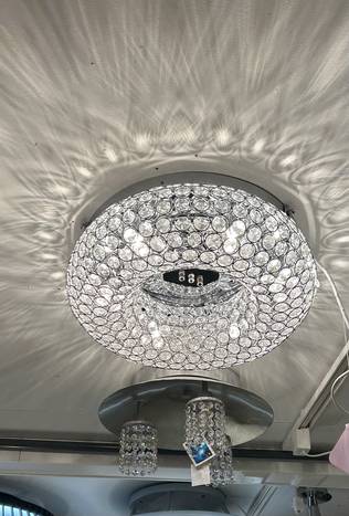 16604-20 Opera - plafondi, kromi, akryyliprisma, 41,5cm, Aneta - Plafondit - 001239 - 3