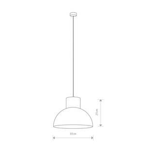 6613 Works - riippuvalaisin 33cm, musta, E27, E.litevalaisimet - Riippuvat valaisimet - 183369 - 2