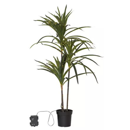 857-55 Bali koristepuu ledeillä 90cm, paristokäyttöinen, Star Trading - Muut - 008249 - 1