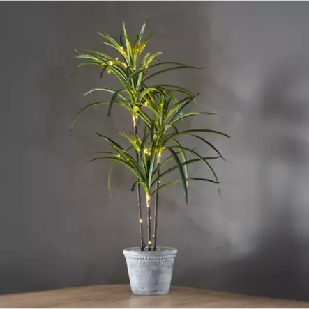 857-55 Bali koristepuu ledeillä 90cm, paristokäyttöinen, Star Trading - Muut - 008249 - 2