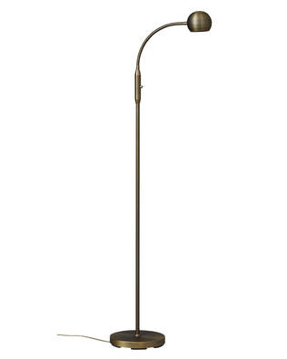 G 137/00 Fladen lattiavalaisin, antiikkimessinki, GU10, AH Belysning - Lattiavalaisimet - 184159 - 1