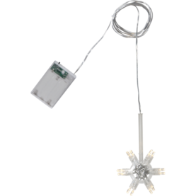 083-00 Lighty - valosarja paperitähtiin, paristokäyttöinen, 3xAA, ajastin, Star Trading, Noortrade - Valosarjat sisälle - 182109 - 1