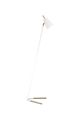 L40117-1VA Aiden - lattiavalaisin, valkoinen, messinki, E27, Sessak - Lattiavalaisimet - 182509 - 1