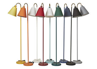 G 932/15 Haga - Kippimallinen lattiavalaisimen pelkkä runko, punainen / kulta, AH-Belysning - Lattiavalaisimet - 183569 - 2