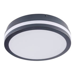 33348 Beno led plafondi 22cm, antrasiitti, IP54, FocusLight - Plafondit - 183949 - 1