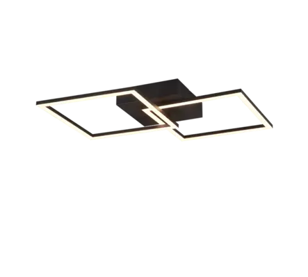 R64492XX Trail 2 ruutuinen katto- tai seinävalaisin, valkoinen, musta tai harmaa, Trio Lighting - Kattovalojen kiinnitykset - 21-21-007139 - 2